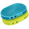 1 Pcs Pet Bath Accessories Cats& Dogs Bath Brush Massage Comb Gloves Green