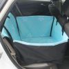 Thickening Waterproof Pet Car Seat Cover Pet Mat Rear Seat Mat- Blue