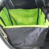 Thickening Waterproof Pet Car Seat Cover Pet Mat Rear Seat Mat- Green