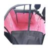 Luxurious Waterproof Pet Car Seat Cover Pet Mat Rear Seat Mat- Pink