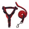 Durable Dog Collar Leash Chest Strap Training Dog Cat Cowboy Leash Rope For Puppy Pet(6LB), Red