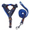 Durable Dog Collar Leash Chest Strap Training Dog Cat Cowboy Leash Rope For Puppy Pet(6LB), Blue