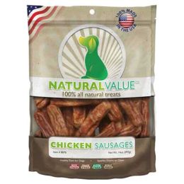 Natural Value Treats 14oz-Chicken Sausages