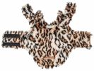 Pet Life  Luxe 'Lab-Pard' Dazzling Leopard Patterned Mink Fur Dog Coat Jacket