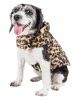 Pet Life  Luxe 'Poocheetah' Ravishing Designer Spotted Cheetah Patterned Mink Fur Dog Coat Jacket