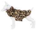 Pet Life  Luxe 'Poocheetah' Ravishing Designer Spotted Cheetah Patterned Mink Fur Dog Coat Jacket