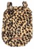 Pet Life  Luxe 'Poocheetah' Ravishing Designer Spotted Cheetah Patterned Mink Fur Dog Coat Jacket