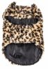 Pet Life  Luxe 'Poocheetah' Ravishing Designer Spotted Cheetah Patterned Mink Fur Dog Coat Jacket