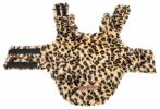Pet Life  Luxe 'Poocheetah' Ravishing Designer Spotted Cheetah Patterned Mink Fur Dog Coat Jacket
