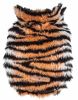 Pet Life  Luxe 'Tigerbone' Glamourous Tiger Patterned Mink Fur Dog Coat Jacket