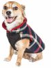 Pet Life  'Allegiance' Classical Plaided Insulated Dog Coat Jacket