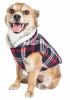 Pet Life  'Puddler' Classical Plaided Insulated Dog Coat Jacket