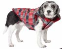 Pet Life  'Scotty' Tartan Classical Plaided Insulated Dog Coat Jacket