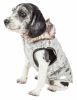 Pet Life  Luxe 'Gold-Wagger' Gold-Leaf Designer Fur Dog Jacket Coat