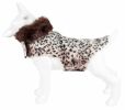 Pet Life  Luxe 'Furracious' Cheetah Patterned Mink Dog Coat Jacket