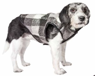 Pet Life  'Black Boxer' Classical Plaided Insulated Dog Coat Jacket (Option: X-Small)