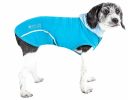 Pet Life  Active 'Pull-Rover' Premium 4-Way Stretch Two-Toned Performance Sleeveless Dog T-Shirt Tank Top Hoodie