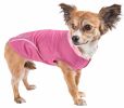 Pet Life  Active 'Pull-Rover' Premium 4-Way Stretch Two-Toned Performance Sleeveless Dog T-Shirt Tank Top Hoodie