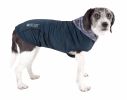Pet Life  Active 'Pull-Rover' Premium 4-Way Stretch Two-Toned Performance Sleeveless Dog T-Shirt Tank Top Hoodie