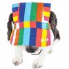 Pet Life  'Colorfur' Floral Uv Protectant Adjustable Fashion Dog Hat Cap