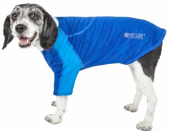 Pet Life  Active 'Chewitt Wagassy' 4-Way Stretch Performance Long Sleeve Dog T-Shirt (Option: X-Small, Purple)