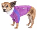 Pet Life  Active 'Chewitt Wagassy' 4-Way Stretch Performance Long Sleeve Dog T-Shirt