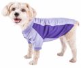 Pet Life  Active 'Barko Pawlo' Relax-Stretch Wick-Proof Performance Dog Polo T-Shirt