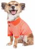 Pet Life  Active 'Fur-Flexed' Relax-Stretch Wick-Proof Performance Dog Polo T-Shirt