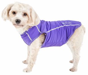 Pet Life  Active 'Racerbark' 4-Way Stretch Performance Active Dog Tank Top T-Shirt (Option: X-Small, Grey)