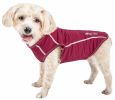 Pet Life  Active 'Racerbark' 4-Way Stretch Performance Active Dog Tank Top T-Shirt