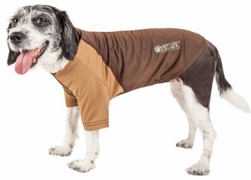 Pet Life  Active 'Hybreed' 4-Way Stretch Two-Toned Performance Dog T-Shirt (Option: X-Small, Teal)