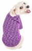 Pet Life  Active 'Warf Speed' Heathered Ultra-Stretch Sporty Performance Dog T-Shirt