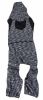 Pet Life  Active 'Downward Dog' Heathered Performance 4-Way Stretch Two-Toned Full Body Warm Up Hoodie