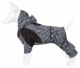 Pet Life  Active 'Downward Dog' Heathered Performance 4-Way Stretch Two-Toned Full Body Warm Up Hoodie