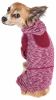 Pet Life  Active 'Downward Dog' Heathered Performance 4-Way Stretch Two-Toned Full Body Warm Up Hoodie