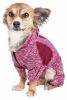 Pet Life  Active 'Downward Dog' Heathered Performance 4-Way Stretch Two-Toned Full Body Warm Up Hoodie