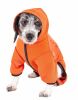 Pet Life  Active 'Pawsterity' Heathered Performance 4-Way Stretch Two-Toned Full Bodied Hoodie