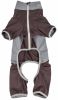 Pet Life  Active 'Warm-Pup' Heathered Performance 4-Way Stretch Two-Toned Full Body Warm Up