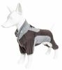 Pet Life  Active 'Warm-Pup' Heathered Performance 4-Way Stretch Two-Toned Full Body Warm Up