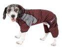 Pet Life  Active 'Fur-Breeze' Heathered Performance 4-Way Stretch Two-Toned Full Bodied Hoodie