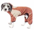 Pet Life  Active 'Fur-Breeze' Heathered Performance 4-Way Stretch Two-Toned Full Bodied Hoodie