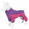 Pet Life  Active 'Chase Pacer' Heathered Performance 4-Way Stretch Two-Toned Full Body Warm Up